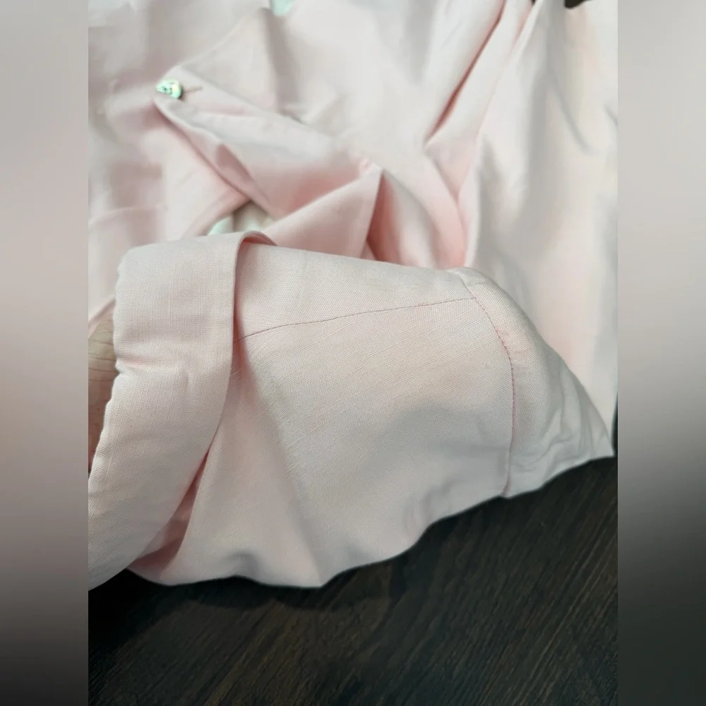 Vintage Christian Dior Peplum Blazer Light Pink Size 12